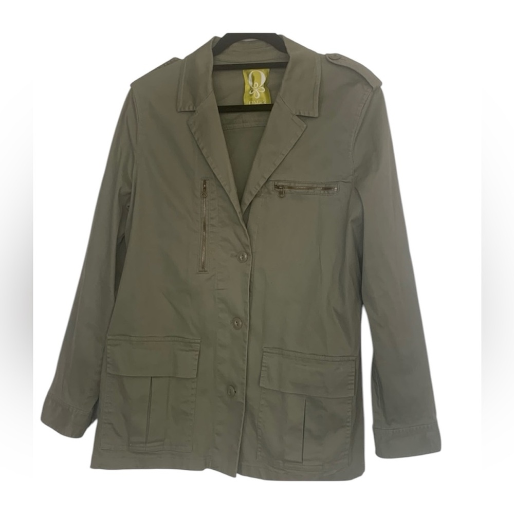 Qmack army green jacket size XL